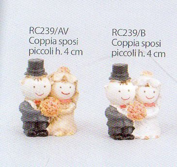 Coppia sposi in resina - Sconti per Fioristi e Aziende - H 4