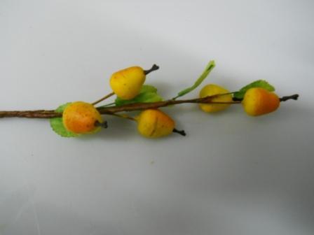 Pick frutti x 6 in Busta assortita - Sconti per Fioristi e Aziende - 5 frutti + 5 foglie