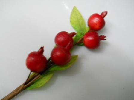 Pick frutti x 6 in Busta assortita - Sconti per Fioristi e Aziende - 5 frutti + 5 foglie