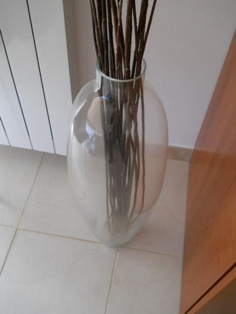 Vaso in vetro H 70 trasparente - Sconti per Fioristi e Aziende -  Mod. Pera