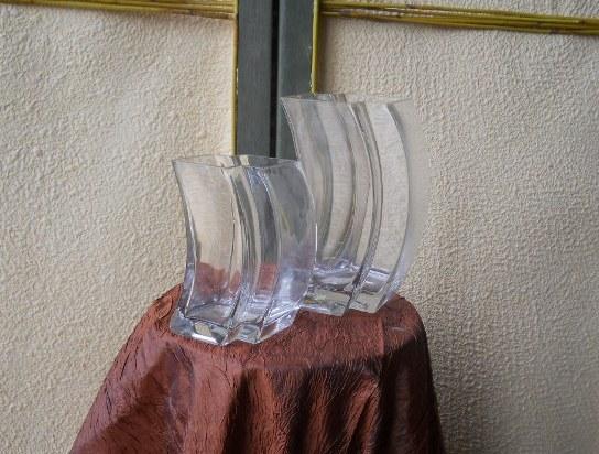 Vaso Curvo H 20 in vetro - Sconti per Fioristi e Aziende