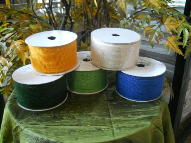 Nastro Organza Floccato    - Sconti per Fioristi e Aziende - Rotolo H 40 da 10 metri