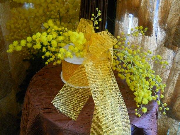 Nastro Organza Floccato    - Sconti per Fioristi e Aziende - Rotolo H 40 da 10 metri