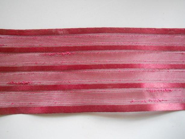 Nastro Organza Rigato H 55   - Sconti per Fioristi e Aziende - Rotolo da 10 metri