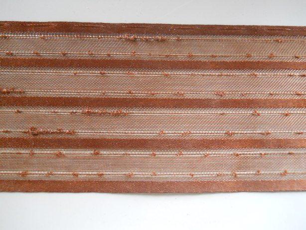 Nastro Organza Rigato H 55   - Sconti per Fioristi e Aziende - Rotolo da 10 metri