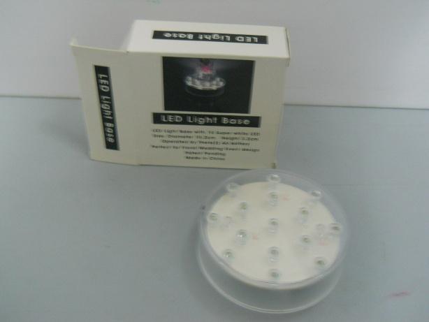 LED Light Base Ø 10 cm. - Sconti per Fioristi e Aziende - A batteria