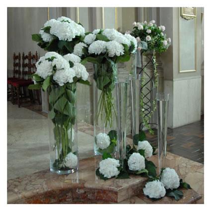 Cono in vetro h 70 san michele di ganzaria (catania) Composizioni floreali in vasi di vetro alti
