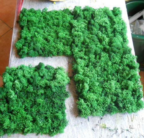 Pannello Moss cm. 40 x 40  - Soluzione personalizzabile - per ogni esigenza d'arredo interno