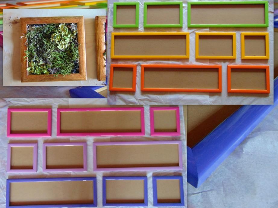 Cornice legno cm. 20x60 - Sconti per Fioristi e Aziende . - colorata