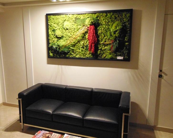 Quadro Vegetale Preservato Red Bridge   - Sconti per Fioristi e Aziende . - cm. 150 x 80