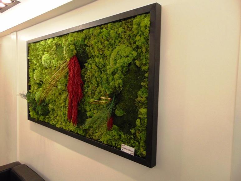Quadro Vegetale Preservato Red Bridge   - Sconti per Fioristi e Aziende . - cm. 150 x 80