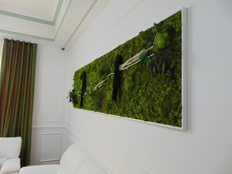 Quadro Vegetale Preservato Manhattan - Sconti per Fioristi e Aziende . - cm. 300 x 80