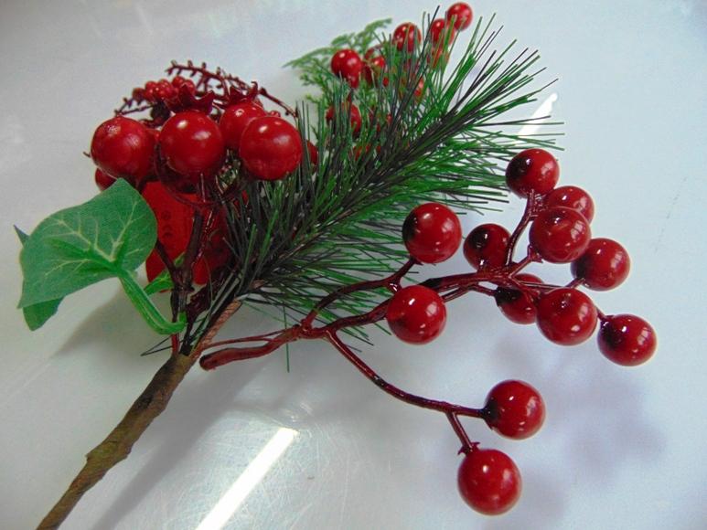 Pick Berry Red alto cm. 37 largo cm.18 - Sconti per Fioristi e Aziende