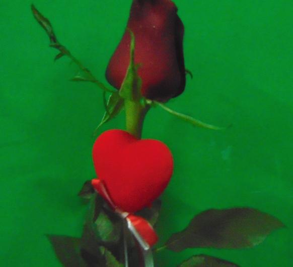 Cuoricini red velvet steccati cm.5 conf. x 6 Articolo per San Valentino - Sconti per Fioristi e Aziende