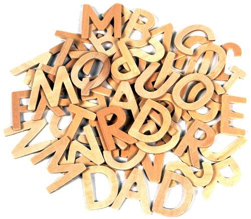 Lettere Alfabeto H 2,5 in legno  da 135 lettere - Sconti per Fioristi e Aziende