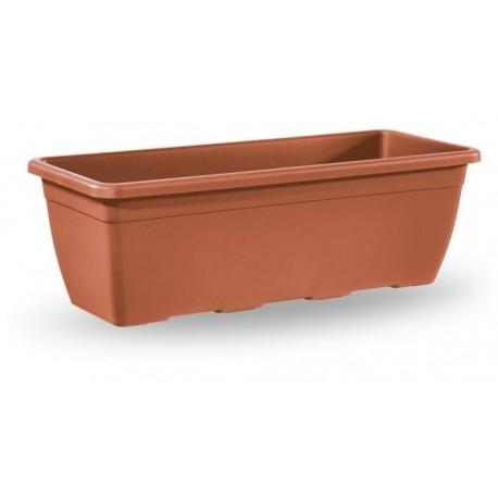 Balconetta in plastica color terracotta con riserva - Sconti per Fioristi e Aziende