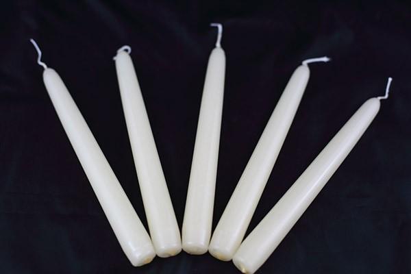 Candele coniche H 17 cm.  - Sconti per Fioristi e Aziende - Conf. da 4 candele