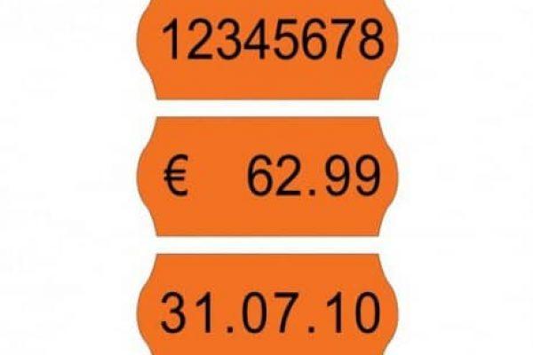 Etichette adesive per prezzatrici colorate mm. 20 x 10 - Sconti per Fioristi e Aziende