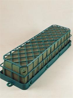 Gabbietta cm. 40 x 10 H 8  - Sconti per Fioristi e Aziende - Portaspugna senza spugna in plastica