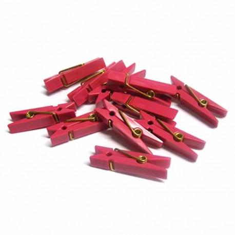 Mollette in Plastica mm. 37 X 6 conf. 24 pezzi - Sconti per Fioristi e Aziende