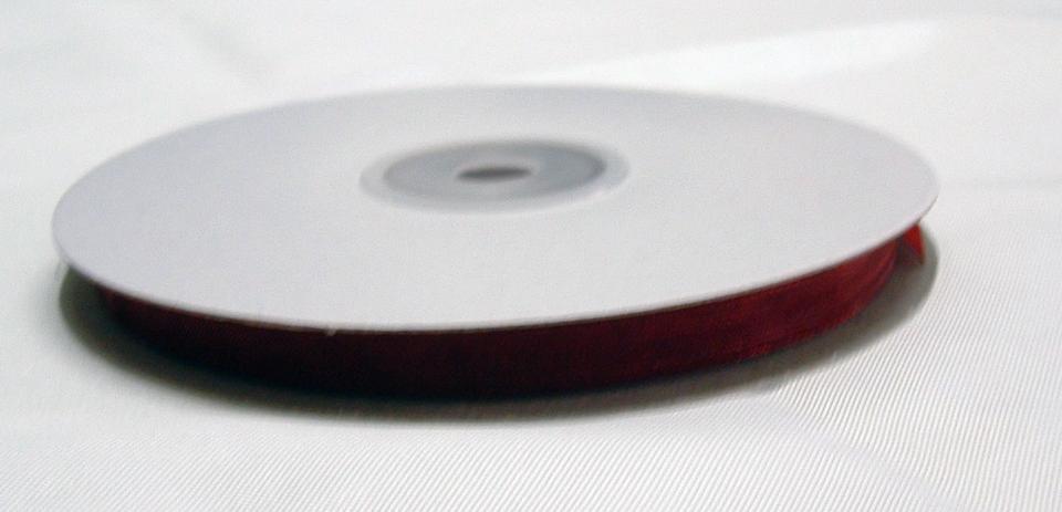 Nastro Organza H 10 mm. - Sconti per Fioristi e Aziende - Rotolo mt. 50 tinta unita