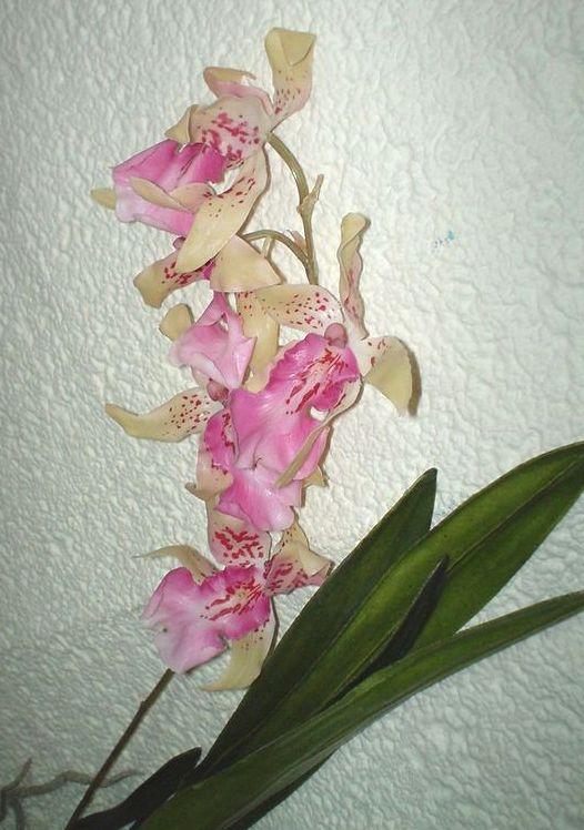 Orchidea Oncidium H 45 - Sconti per Fioristi e Aziende - Artificiale con 5 fiori