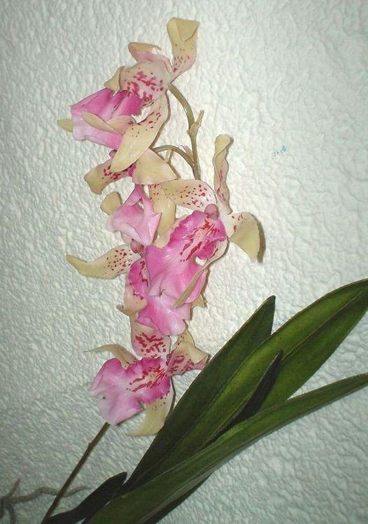 Orchidea Oncidium H 45 - Sconti per Fioristi e Aziende - Artificiale con 5 fiori