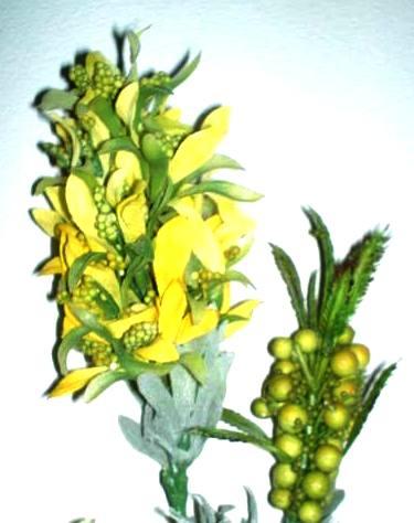 Scabiosa Wild x 3 Artificiale in poliestere - Sconti per Fioristi e Aziende
