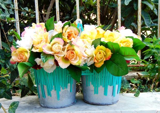 Rosa Open Bush x 15 Artificiale in poliestere - Sconti per Fioristi e Aziende