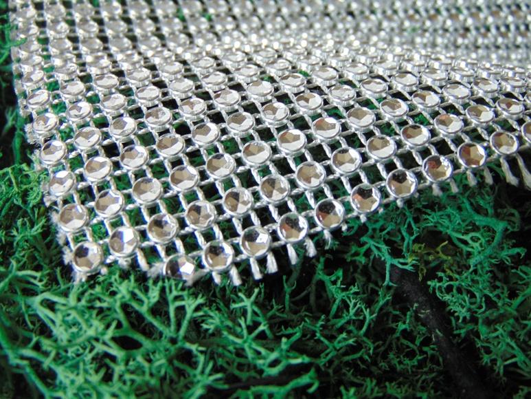 Runner Strass H 26  cm. 240 in 50 file - Sconti per Fioristi e Aziende