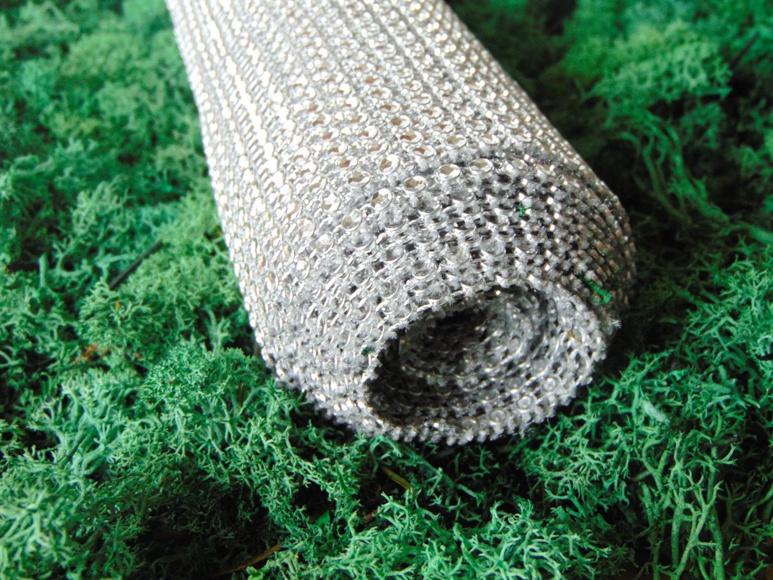 Runner Strass H 26  cm. 240 in 50 file - Sconti per Fioristi e Aziende