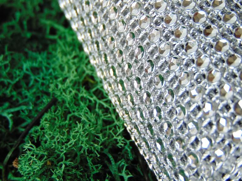 Runner Strass H 26  cm. 240 in 50 file - Sconti per Fioristi e Aziende