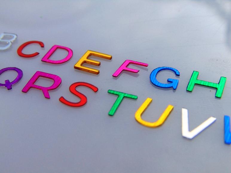 Numeri e Lettere fustellati alte cm. 5  - Sconti per Fioristi e Aziende
