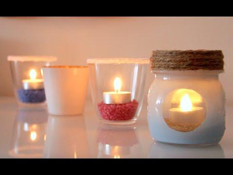 Porta tea light in vetro H 6 dm. 6,5 - Sconti per Fioristi e Aziende