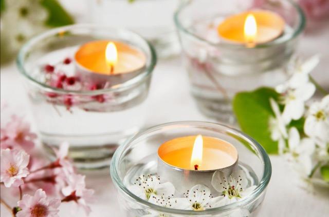 Porta tea light in vetro H 6 dm. 6,5 - Sconti per Fioristi e Aziende