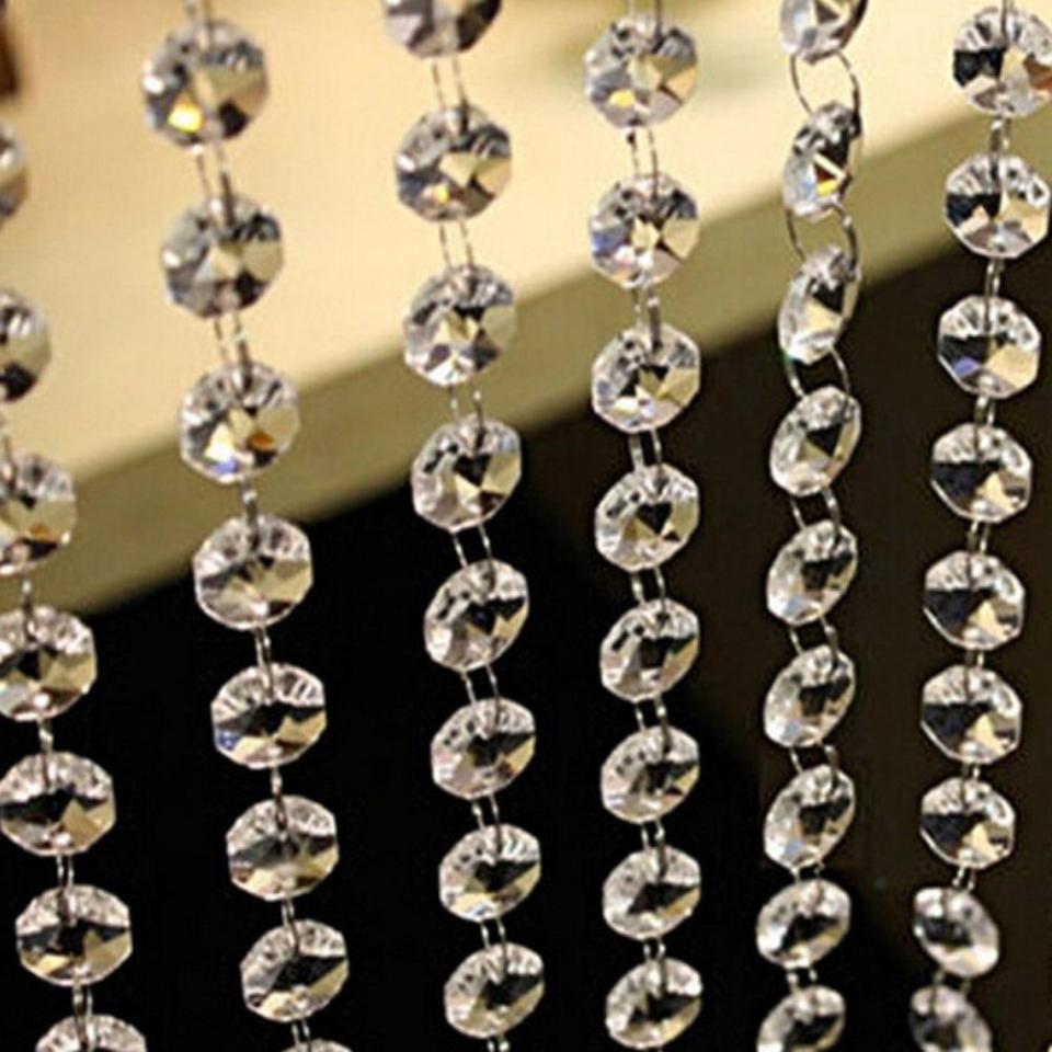 Diamanti ottagonali acrilico - Sconti per Fioristi e Aziende - mm. 6 busta 40 grammi