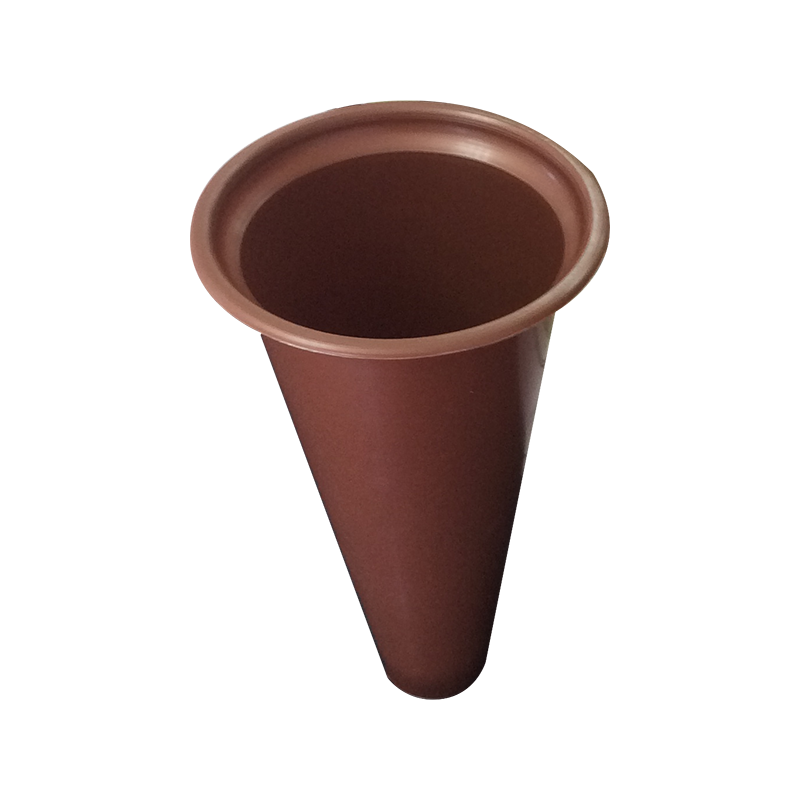 Portafiori Cimiteriali in plastica H 14/16/23/24 - Sconti per Fioristi e Aziende - Color Bronzo