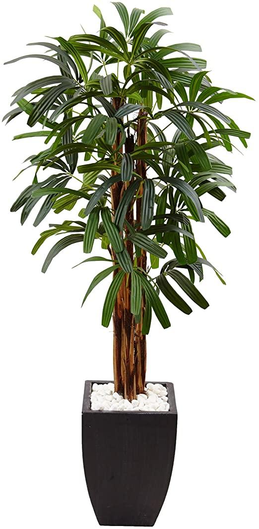Palma Raphis H 200 in vaso - Sconti per Fioristi e Aziende - Artificiale con 2164 foglie