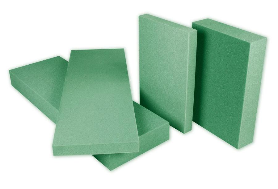 Lastra di Spugna cm.100 x 50   - Sconti per Fioristi e Aziende - Ydro - Spessa cm. 5 e cm.8