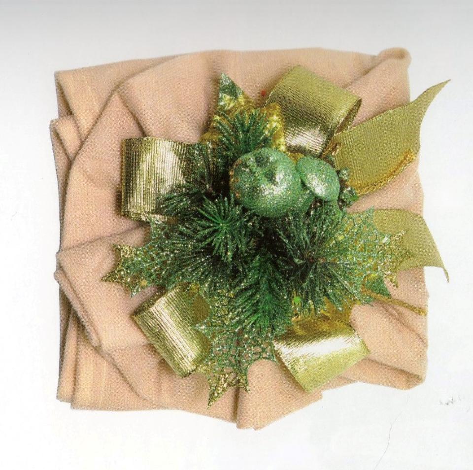 Porta Panettone in panno cm. 45 x 45 - Sconti per Fioristi e Aziende - con tirante e decoro