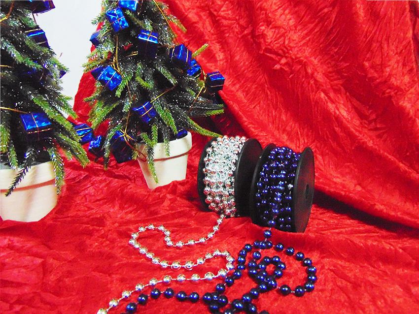 Catenella Metallizzata Mt. 5  - Sconti per Fioristi e Aziende - Oro - Argento - Blu