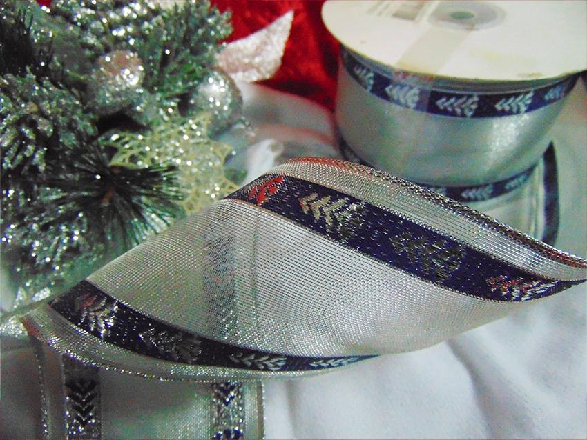 Nastro Pinetti Blu H 25/38/65 da mt. 25 Animato  - Sconti per Fioristi e Aziende