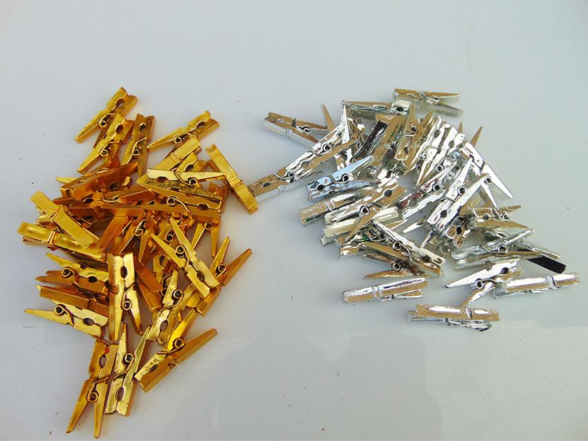 Mollettine x 36 Metallizzate - Sconti per Fioristi e Aziende - Oro e Argento