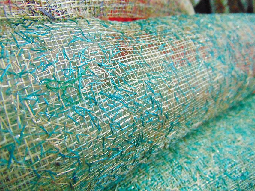 Abaca Multicolor Verde H 46 x 10 Yds - Sconti per Fioristi e Aziende