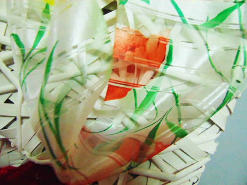 Fascia in Seta Stampata  - Sconti per Fioristi e Aziende - Rotolo H 15 x 50 metri