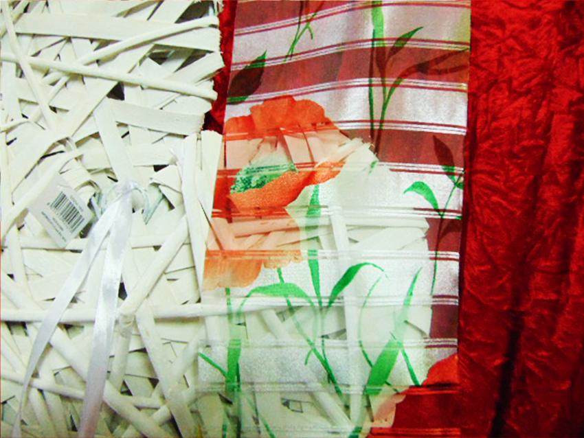 Fascia in Seta Stampata  - Sconti per Fioristi e Aziende - Rotolo H 15 x 50 metri