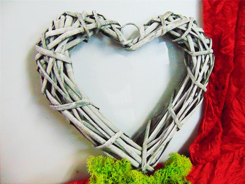 Cuore Vuoto in Vimini  Articolo per San Valentino - Sconti per Fioristi e Aziende
