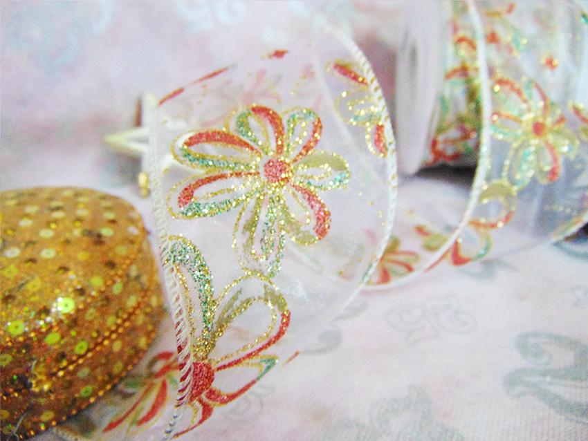 Nastro Organza Margherite - Sconti per Fioristi e Aziende - H 60
