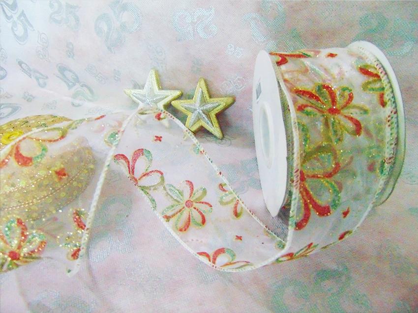 Nastro Organza Margherite - Sconti per Fioristi e Aziende - H 60