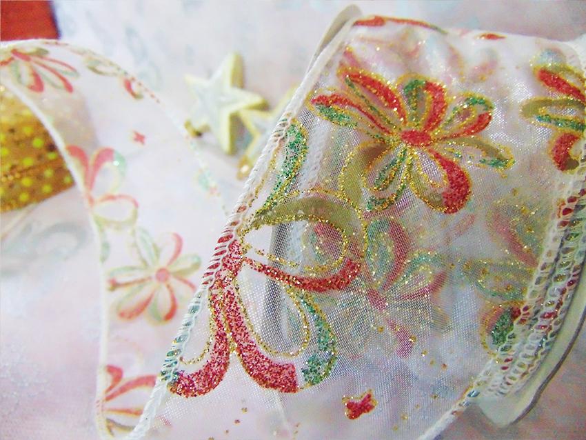 Nastro Organza Margherite - Sconti per Fioristi e Aziende - H 60